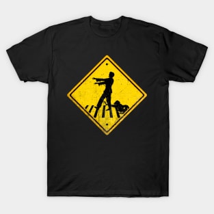 Warning: Zombies Crossing T-Shirt